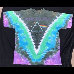 2004 Vintage Liquid Blue Single Stitch Pink Floyd